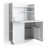 VICCO SECRÉTAIRE bureau Alena Sonoma/Blanc 85 x 27 cm