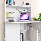 VICCO SECRÉTAIRE bureau Alena Sonoma/Blanc 85 x 27 cm