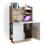 VICCO SECRÉTAIRE bureau Alena Sonoma/Blanc 85 x 27 cm