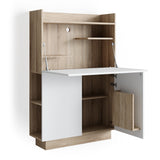 VICCO SECRÉTAIRE bureau Alena Sonoma/Blanc 85 x 27 cm