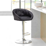 VICCO Tabouret en simili cuir pour bar et cuisine Chesterfield Tucson Design