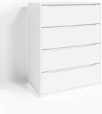 Vicco Commode avec tiroirs Ruben, Blanc, 80 x 102 cm