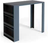 Vicco Table de Bar, Chêne/Anthracite, 57 x 117 cm