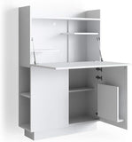 Vicco Secrétaire Bureau Alena, Blanc, 85 x 27 cm