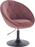 VICCO Tabouret de Bar Fauteuil de Bar en Velours réglable de la Hauteur, Rose