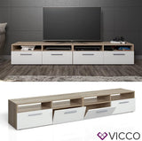 Vicco Meuble TV Diego, Sonoma, 190 x 38 cm