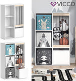 Vicco bibliothèque Enfant Luigi, Blanc, 72 x 107.8 cm