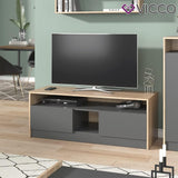 Vicco Meuble TV Valentin, Sonoma/Anthracite, 120 x 45 cm