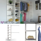 Vicco Armoire Visit, Blanc, 140 x 190 cm