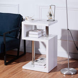 VICCO Moderne Table Basse de Salon Blanc Table d'appoint Multifonctionnelle