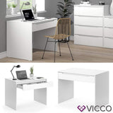 Vicco Bureau Ruben, Blanc, 100 x 65 cm