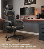 VICCO Chaise de Bureau, Fauteuil Gaming, Réglable en Hauteur, Surface