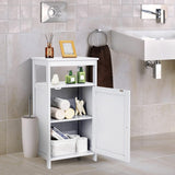 VICCO Armoire de Salle de Bain, Meuble de Salle de Bain à 4 Étagères 45 x 30 x 84 cm, Blanc