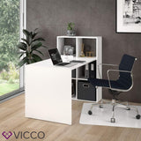 Vicco Bureau Emir, Blanc, 72 x 144 cm