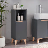 Armoire de Salle de Bain Meuble de Rangement pour Cuisine Entrée Colonne