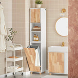 VICCO Meuble Colonne de Salle De Bain, Armoire Haute Étroite,