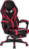 Fauteuil de Bureau Chaise Gamer à roulettes en Cuir PU,