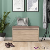 Vicco Banc pour Chaussures Iker, Sonoma, 80 x 45 cm