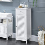 Armoire de Salle de Bain Meuble Haute Meuble de Salle de Bain Rangement Stockage 87 x 30 x 30 cm