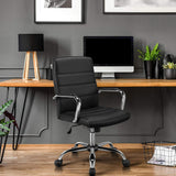 VICCO Fauteuil de Bureau Similicuir Chaise de Bureau Erconomique Hauteur Réglable