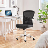 VICCO Chaise de Bureau à roulettes avec Accoudoirs Pliables Fauteuil Ordinateur Siège