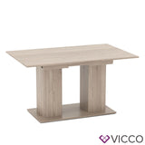 VICCO Table Vicco DIX 90 x 140 cm - Table de salle à manger avec rallonge 180 cm